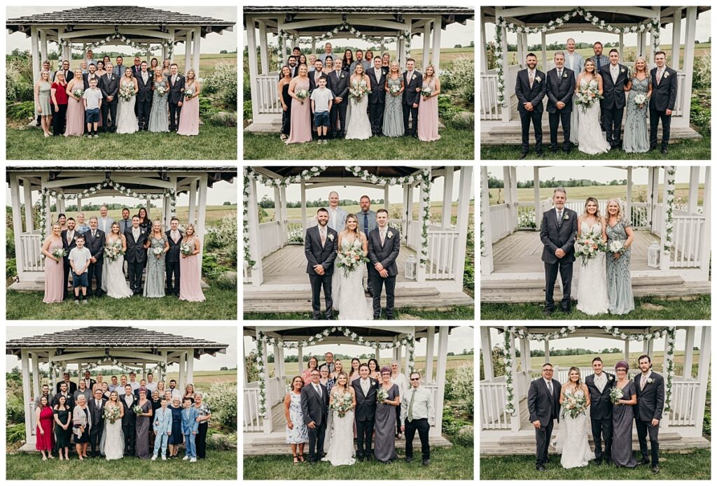 Family formals at White Barn Wedding venue