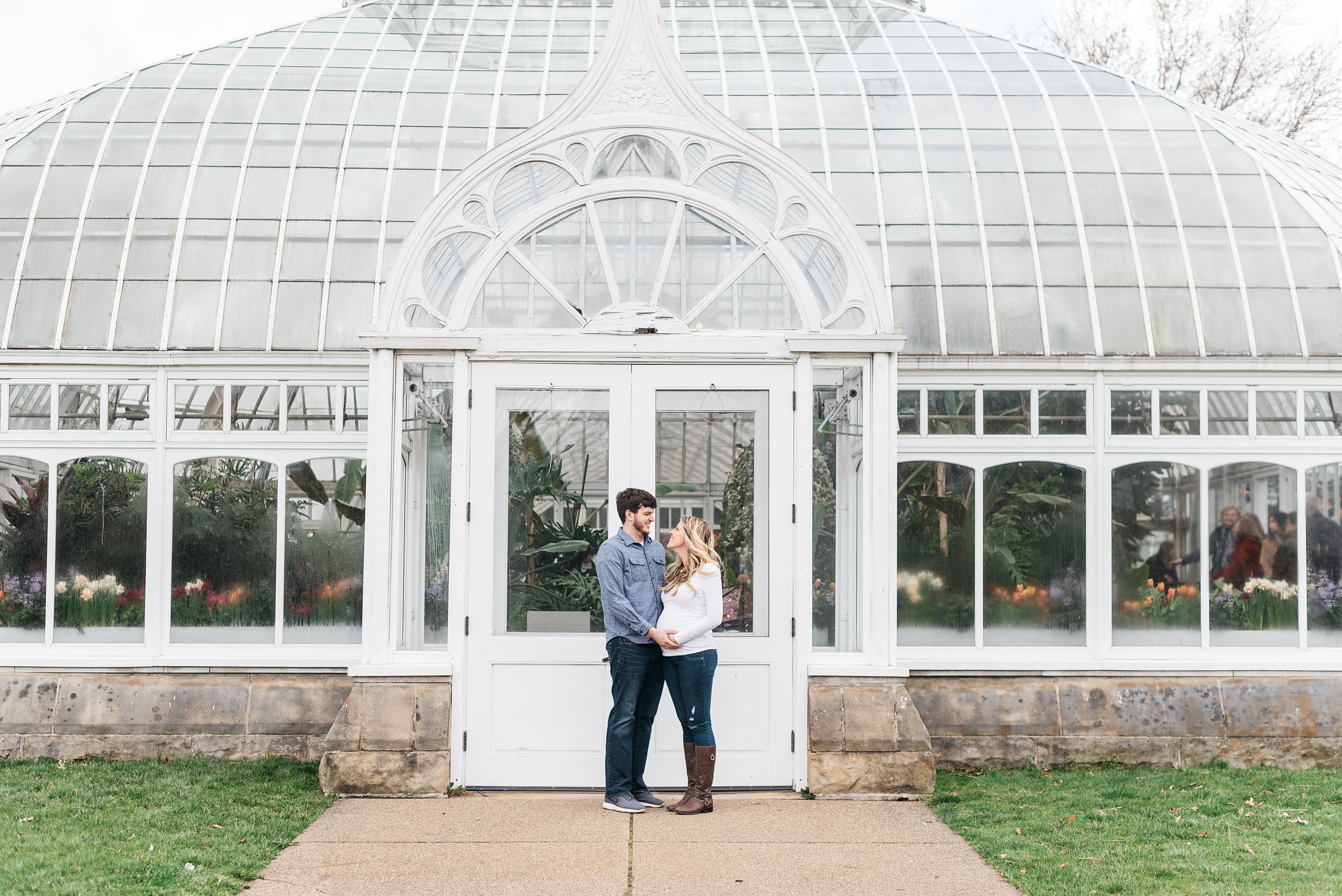Phipps Conservatory Maternity Session Pittsburgh, PA