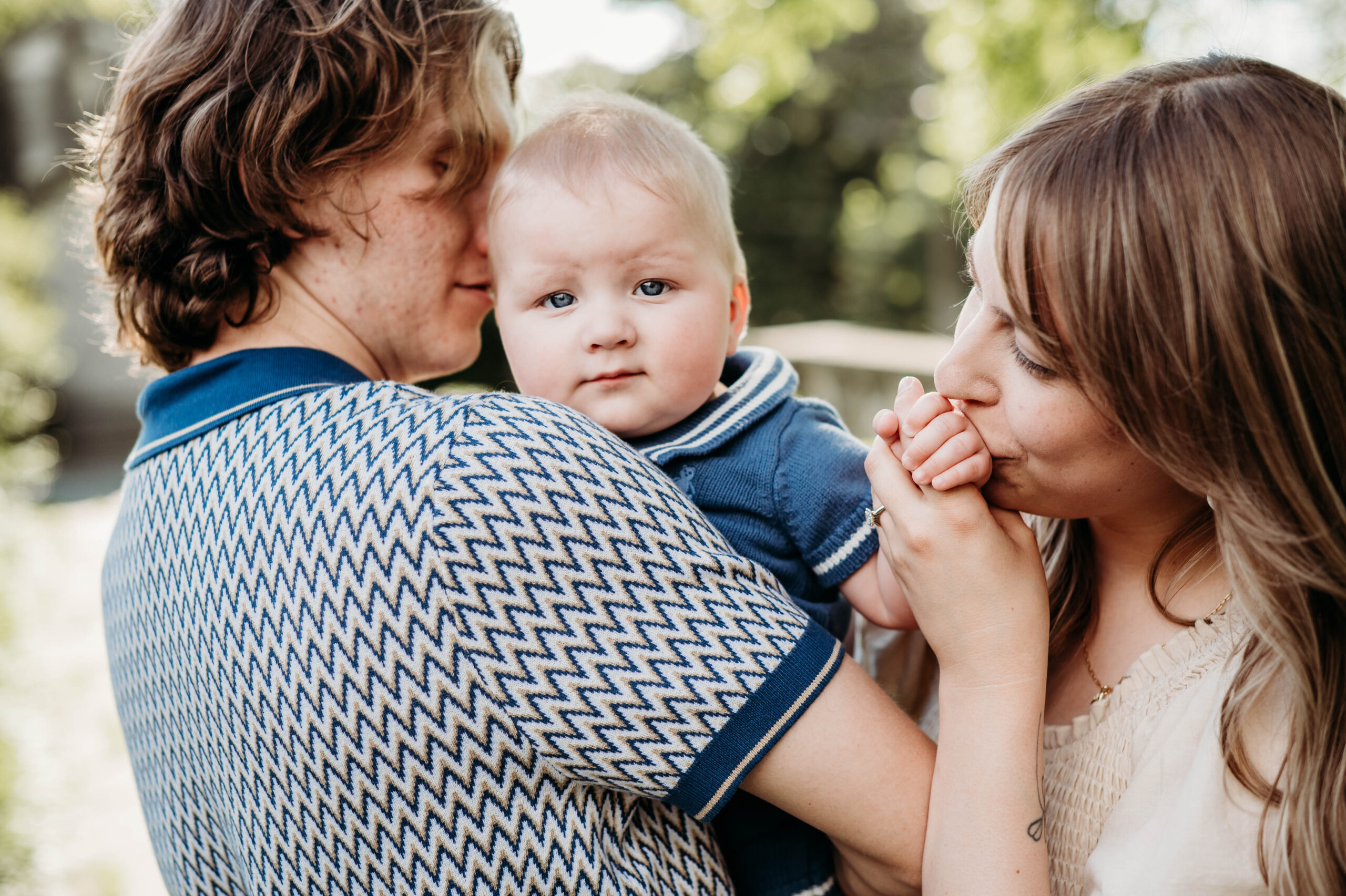 Family Portrait Session at Mellon Park, Pittsburgh, PA